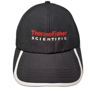 HitWear ThermoFisher Scientific Hat Black White One Size Baseball Cap Adjustable